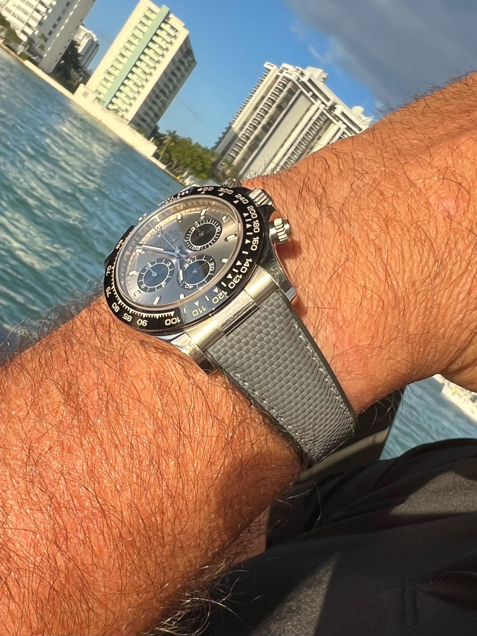 Strap for Daytona on Oysterflex Band | Rubber B